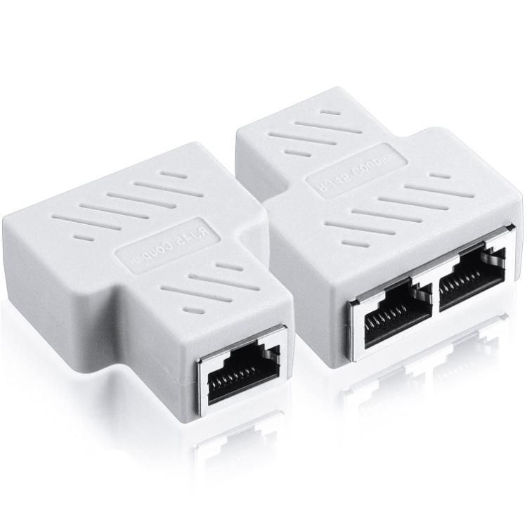 Répartiteur de réseau Ethernet RJ45, 1 mâle à 2 femelles, port LAN