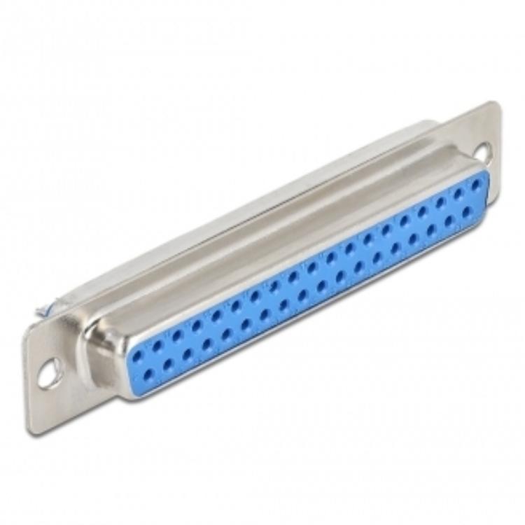 Delock D-Sub 37-polige connector Metaal, soldeeruitvoering, 4 stuks - Delock