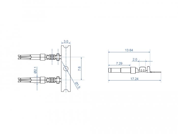 Delock Krimpcontacten voor D-Sub Krimpcontact 40 stuks - Delock