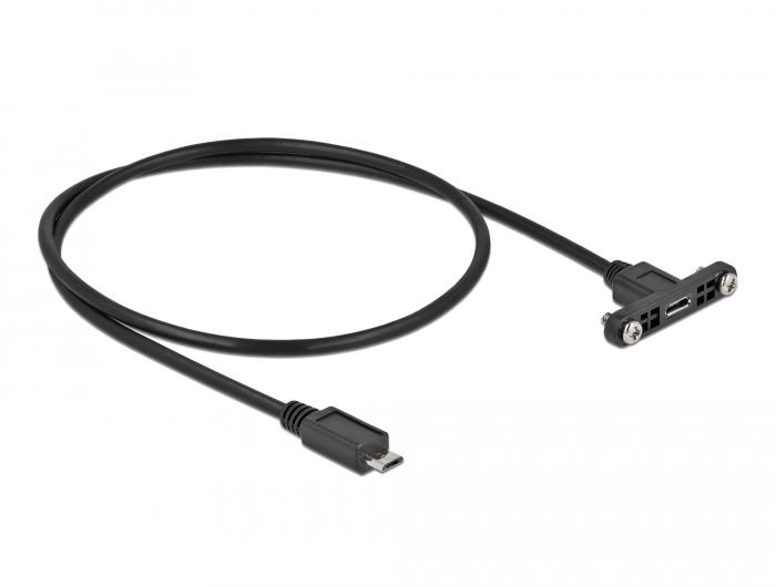 Delock Kabel USB 2.0 Micro-B connector voor installatie > USB 2.0 Micro- - Delock