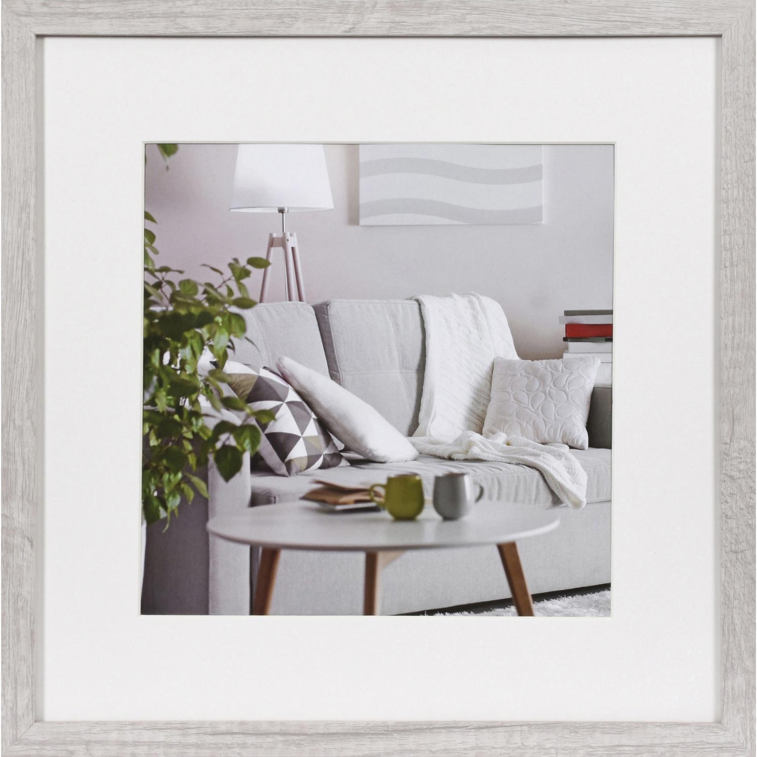Cadre photo Moderne - 70x70cm- Blanc