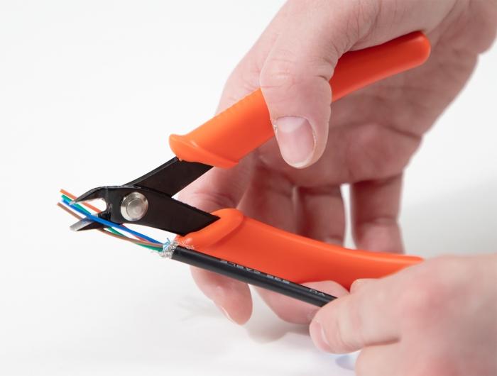 Delock Coupe-fil latérale orange 12,7 cm - Delock