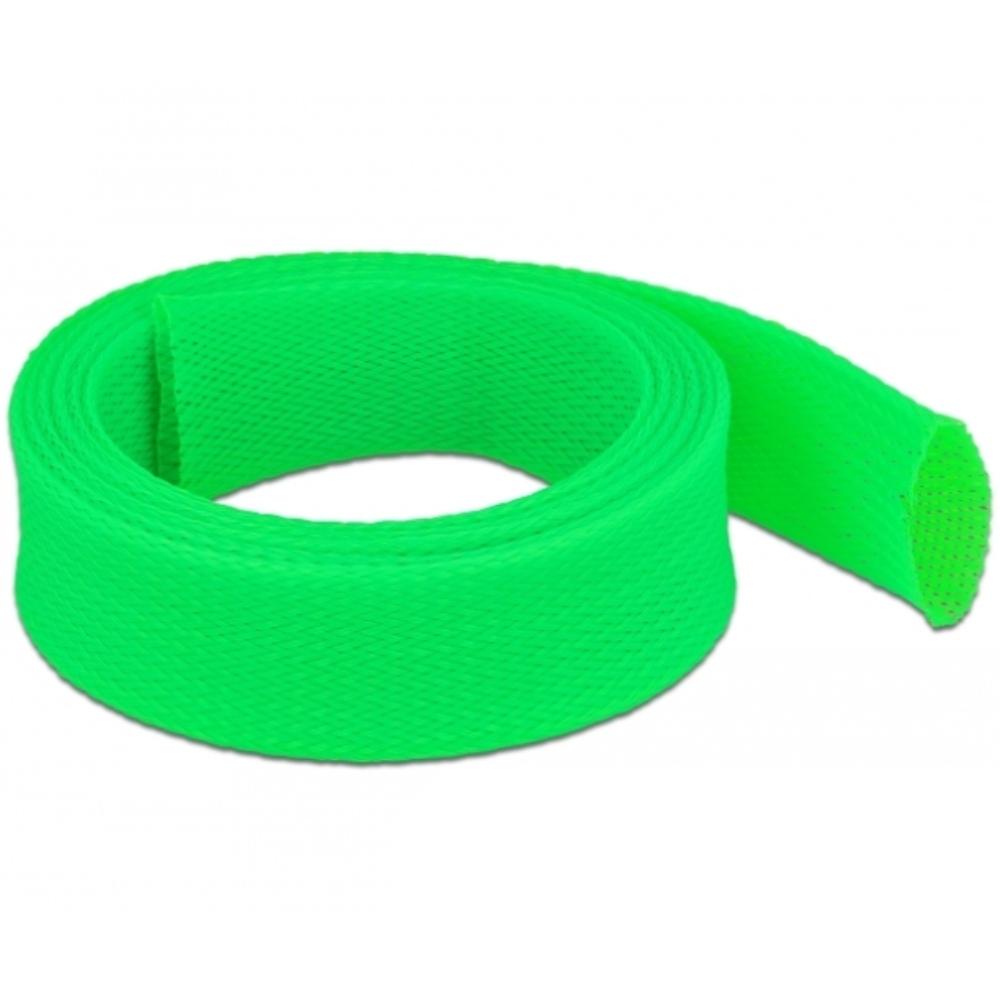 Delock Braided Sleeve Expandable 2 m x 38 mm Green - Delock