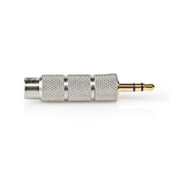 Stereo-Audioadapter 3,5 mm Stekker 6,35 mm Jack Verguld Recht - Nedis
