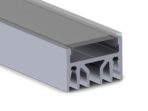 HOOGPRESTATIEPROFIEL VOOR LEDSTRIP - 2 m - ZILVER - PREMIUM KWALITEIT - LEDsON