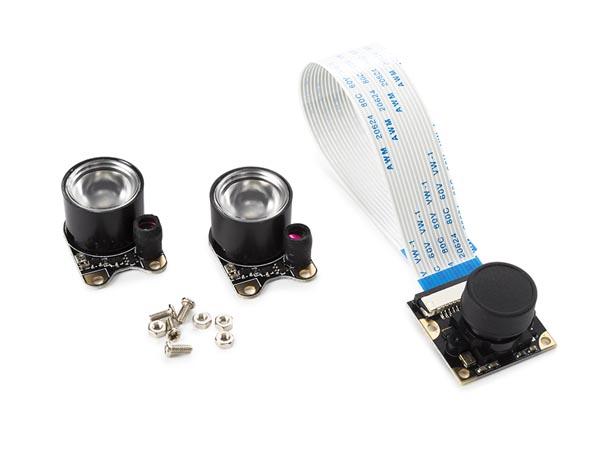 MODULE CAMÉRA AVEC 2 LEDS IR POUR RASPBERRY PI® - Whadda