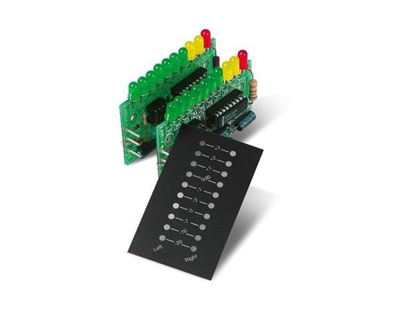 STEREO VU-METER MET 2 x 10 LEDs - Whadda