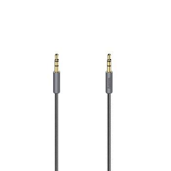 Câble audio Elite, Jack 3,5 mm st. - st., Métal, doré, 0,75 m - Hama