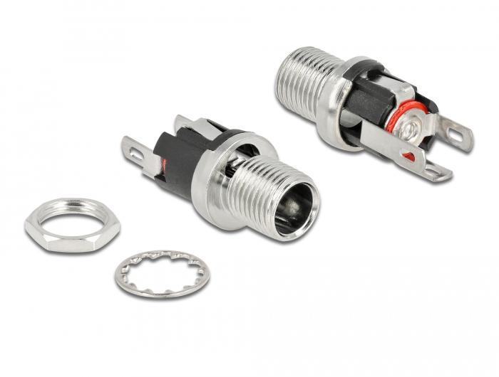 Delock DC 5,5 x 2,1 x 12,0 mm Bus, à souder. - Delock