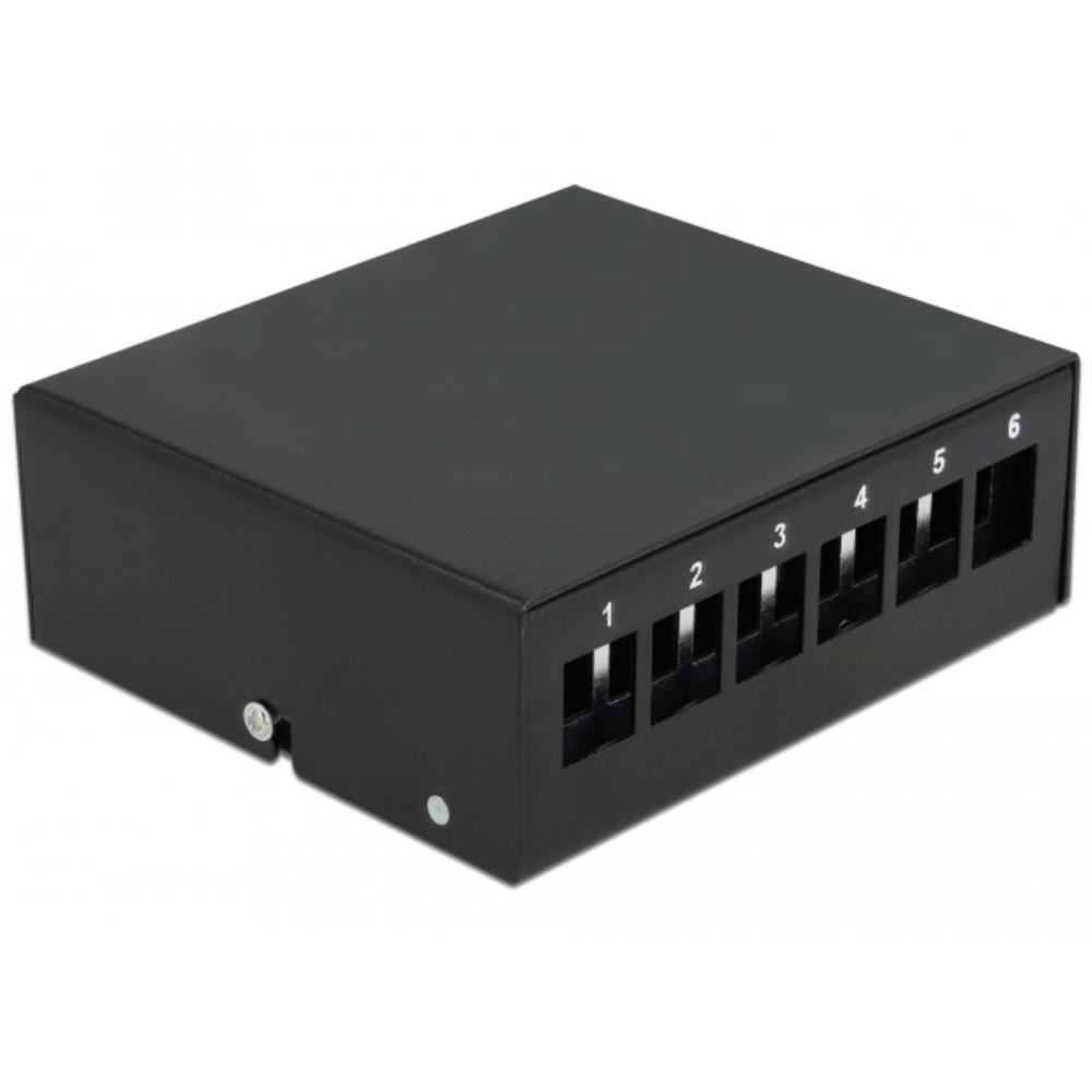 Patchpanel 6 ports - Delock