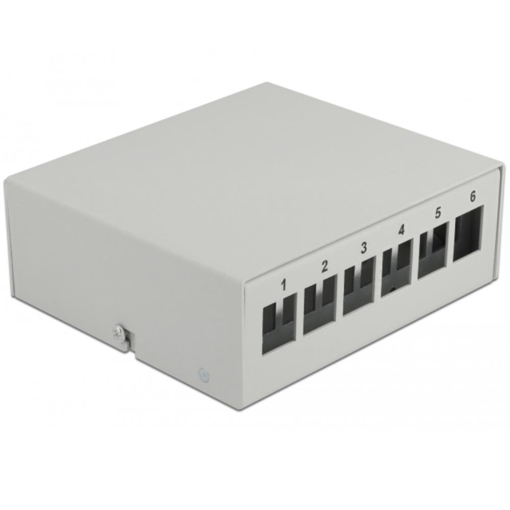 Patchpanel 6 ports - Delock