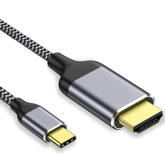 Câble HDMI vers VGA - Câble Adaptateur HDMI vers VGA Super Rapide Plaqué Or  - 1,8