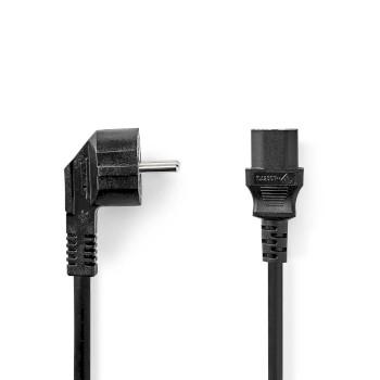 Stroomkabel Type F (CEE 7/7) Male IEC-320-C13 Gehoekt Recht