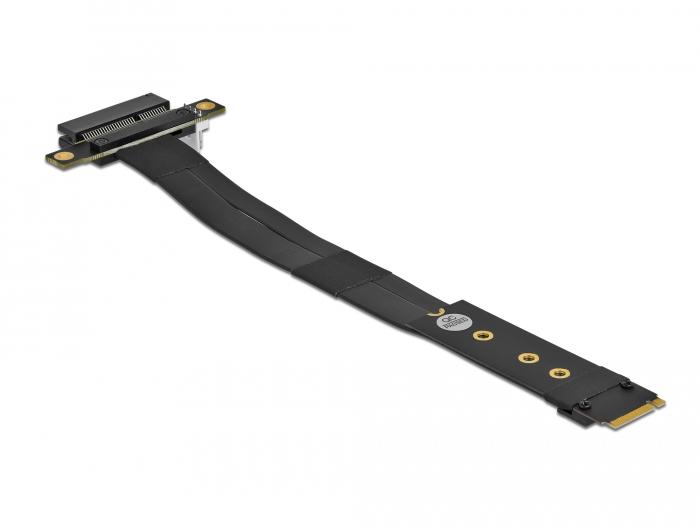 Delock M.2 Key M naar PCIe x4 NVMe adapter met 20 cm kabel - Delock