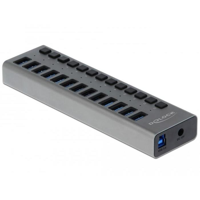 USB A hub - 13 poorten - Delock