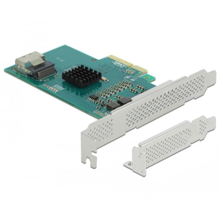 Delock PCI Express-kaart voor 4 x SATA 6 Gb/s RAID en HyperDuo - Low Profile - Delock