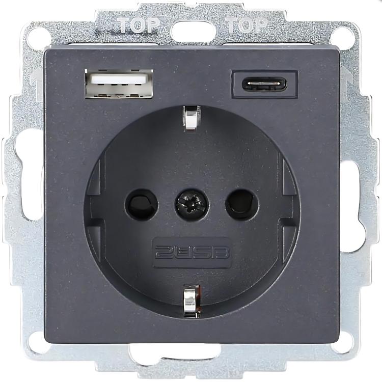 Répartiteur de prises USB 7 pièces avec interrupteur - 3 prises 3 USB et 1  Type C 