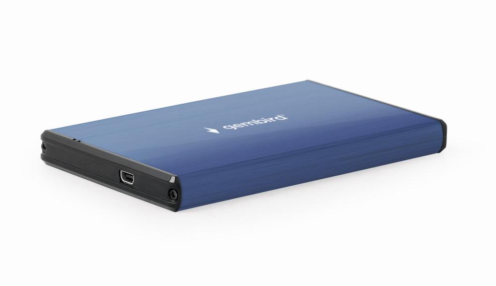Boîtier HDD externe 2.5' SATA USB3.0 noir (brossé) - Gembird