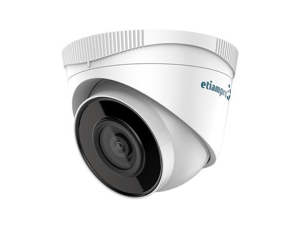 CAMÉRA IP RÉSEAU - LENTILLE FIXE - DÔME - 4 MP - BLANCHE - EtiamPro