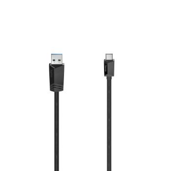USB-C-kabel, USB-C-stekker - USB-A-stekker, USB 3.2 Gen1, 5 Gbit/s, 0,25 m - Hama