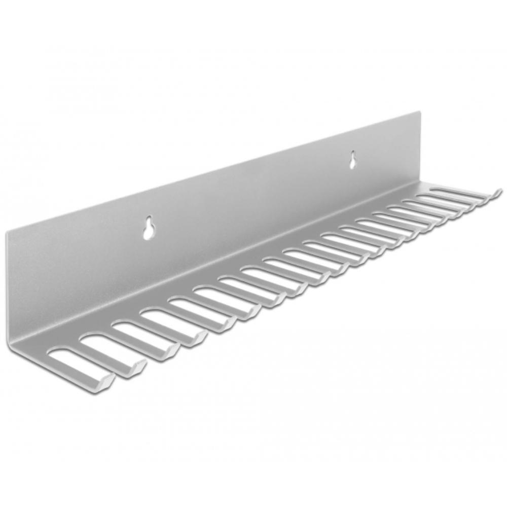 Delock Support Câble 318 x 65 mm pour montage mural gris