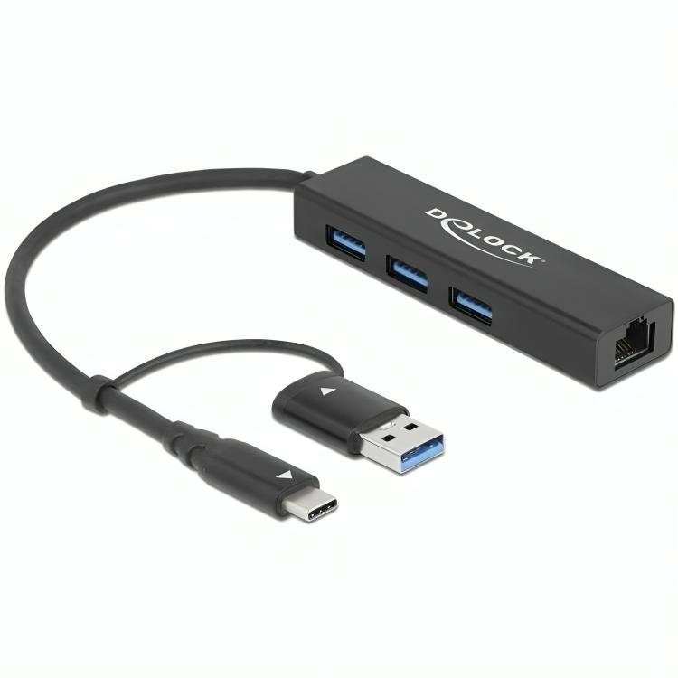 USB C naar RJ45 adapter - Delock