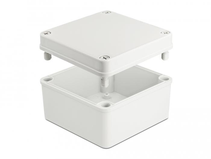 Delock Installatiebehuizing IP65 waterdicht 125 x 125 x 75 mm grijs - Delock