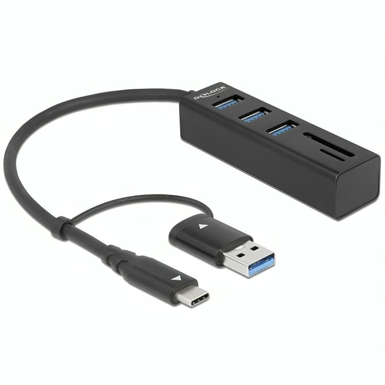 USB C kaartlezer - Delock