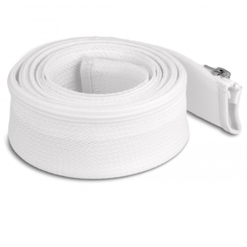 Delock Gaine tressée avec fermeture éclair résistante à la chaleur 2 m x 50 mm blanc - Delock