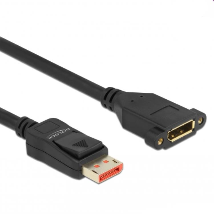 Delock DisplayPort, câble d'extension 1 m.