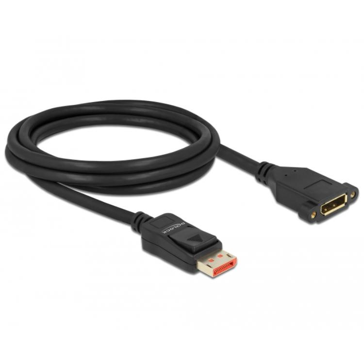 Câble d'extension Delock DisplayPort pour installation 8K 60 Hz 2 m - Delock