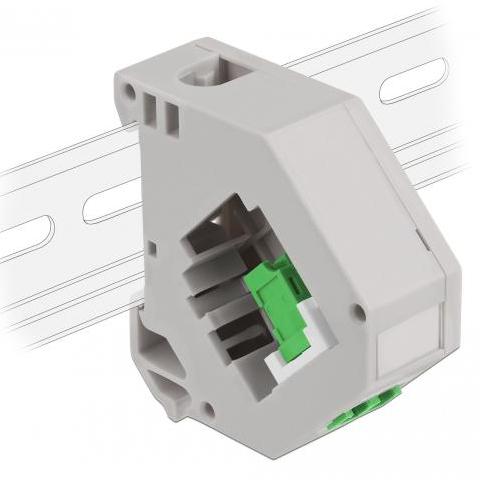 DIN railadapter met keystone module - Delock