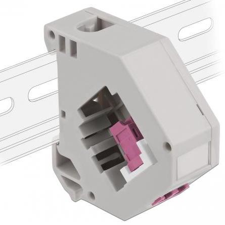 DIN railadapter met keystone module - Delock