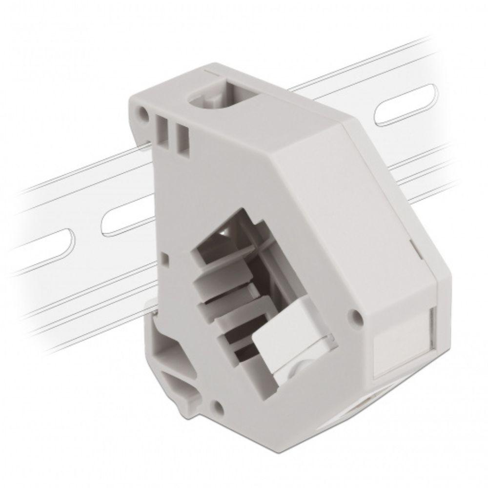 Adaptateur pour rail DIN avec module Keystone - Delock