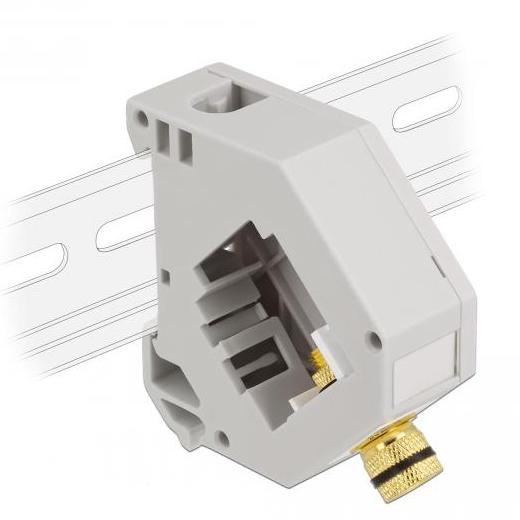 Adaptateur pour rail DIN avec module Keystone - Delock