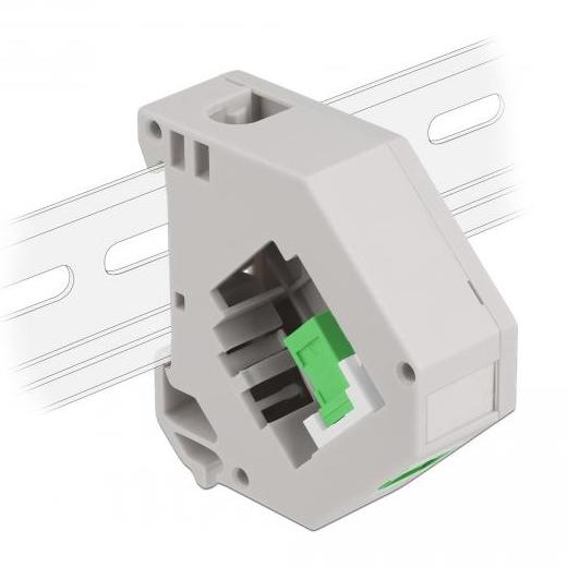 DIN railadapter met keystone module - Delock