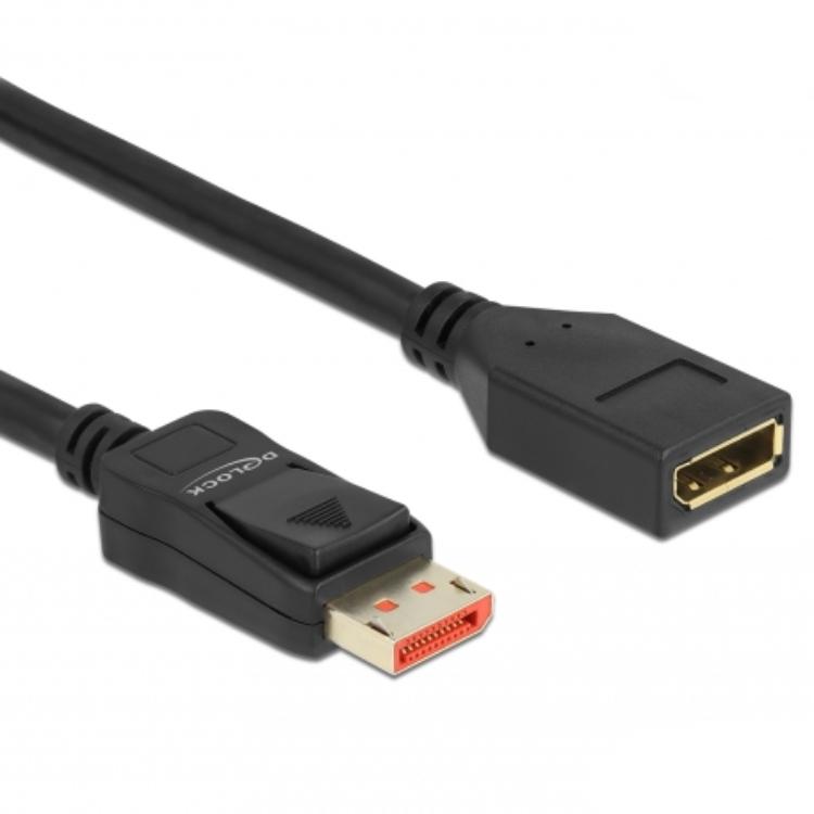 Delock DisplayPort-verlengkabel 8K 60 Hz 3 m - Delock