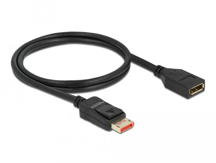 Delock DisplayPort-verlengkabel 8K 60 Hz 1 m - Delock