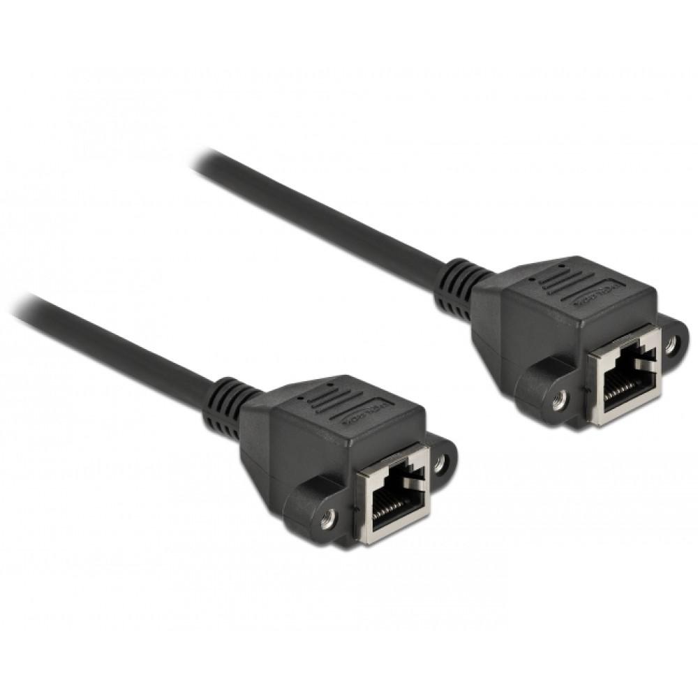 S/FTP - 1 meter - Zwart - Delock