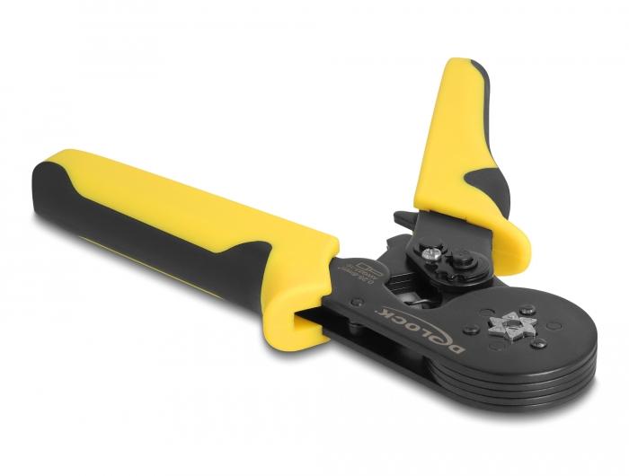 Delock: pince à sertir pour embouts, hexagonale. 0,25-6 mm².