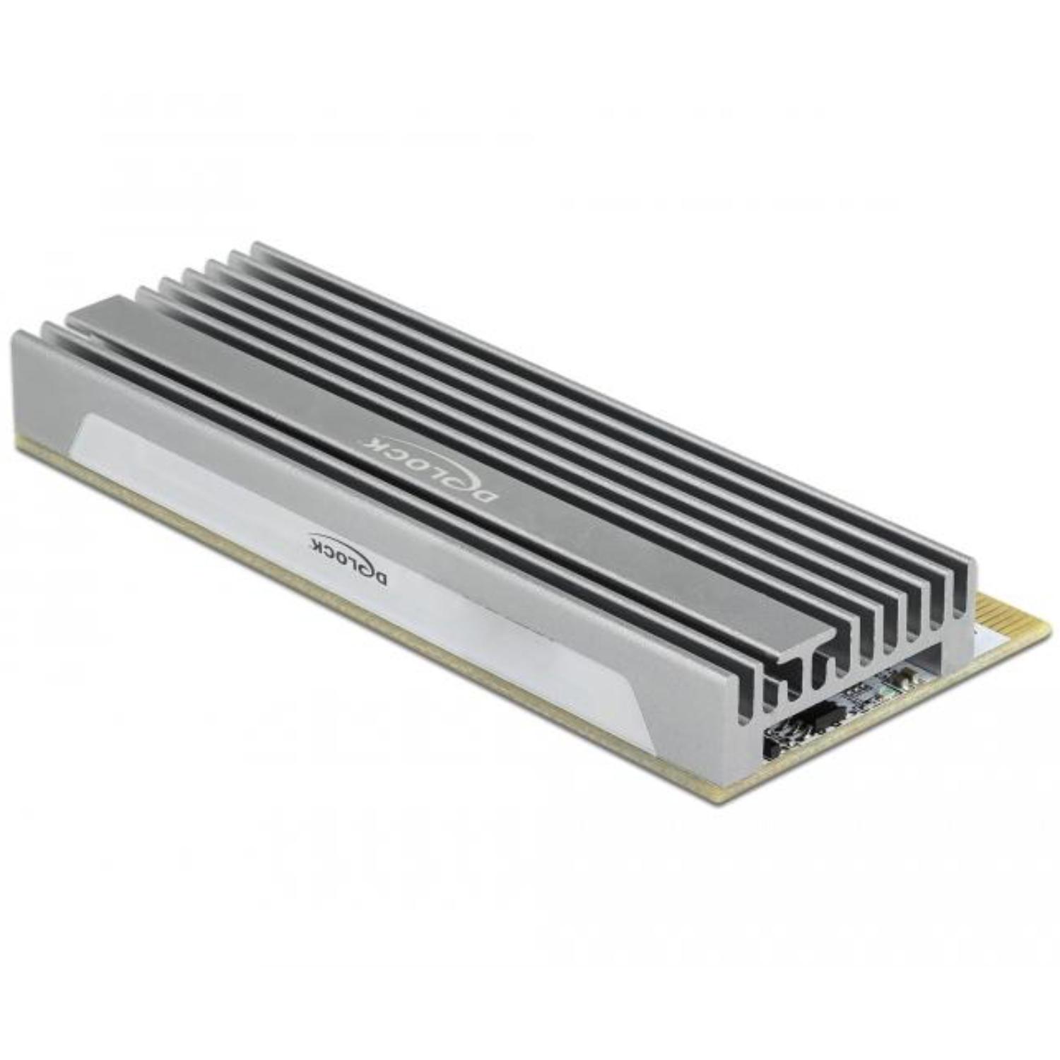 Delock PCI Express x16 (x1 / x4 / x8) kaart met 1 x NVMe M.2 Key M met LED - Delock