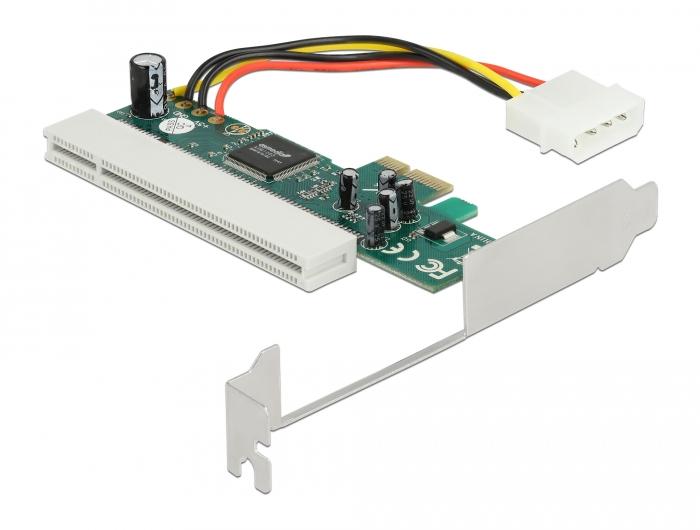 Delock Riserkaart PCI Express x1 naar 1 x PCI 32-bit 5 V poort