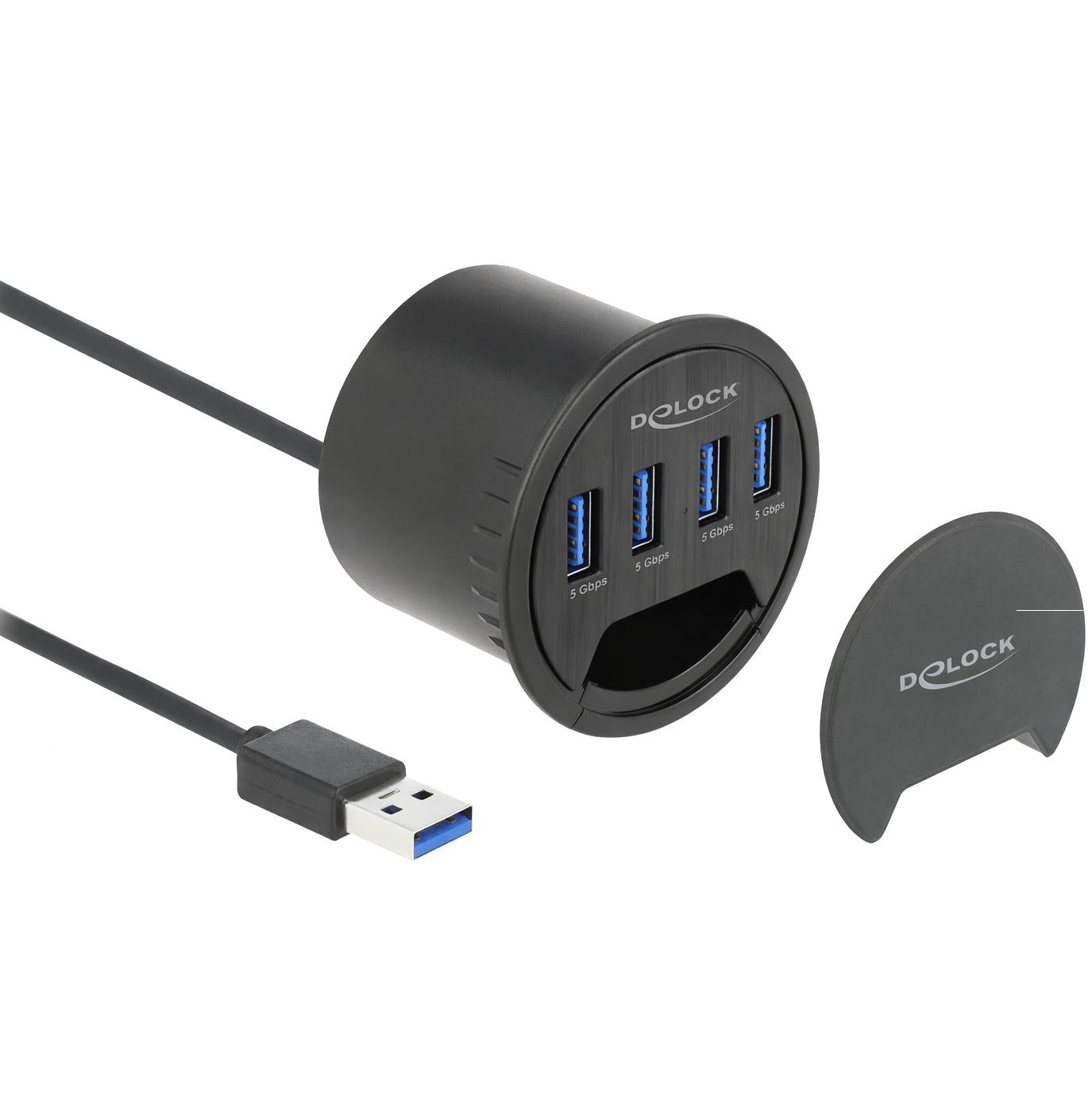 USB A hub - 4 poorten - Delock