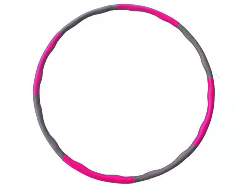Hula Hoop en mousse 100cm, 1,2kg (Rose-Gris) - Kein Hersteller