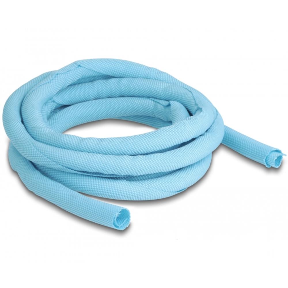 Delock Geweven slang zelf sluitend hittebestendig 2 m x 10 mm blauw - Delock