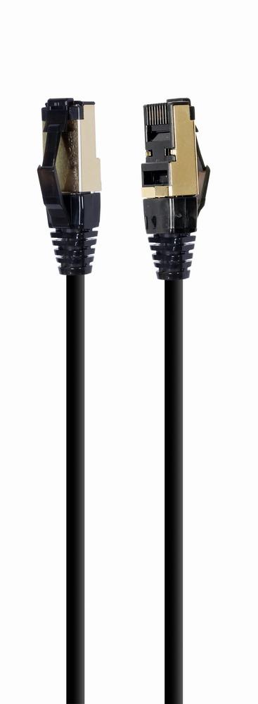 S/FTP Cat8 Patchkabel LSZH, zwart 0,5 Meter - Cablexpert