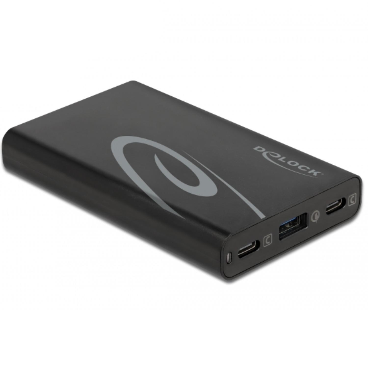 Delock USB-oplader 2 x USB Type-C™ PD 3.0 + 1 x USB Type-A met 60 W - Delock