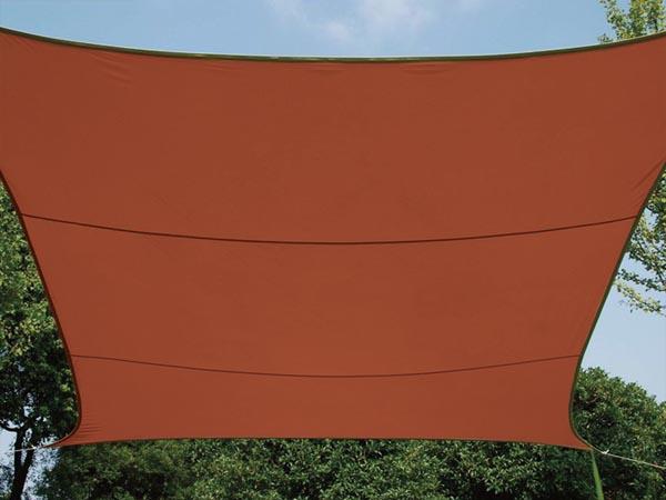 BRIS SOLEIL - RECTANGLE - 4 x 3 m - COULEUR : TERRE CUITE - Perel