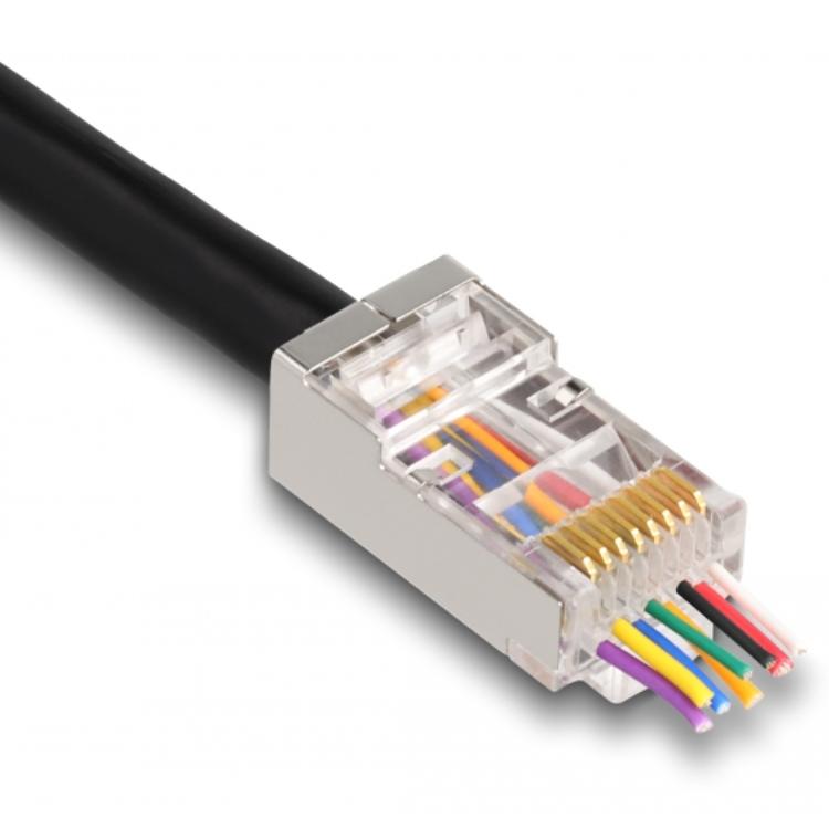 Outil à sertir et coupe câbles UTP connecteur RJ45 tout cat. trois  fonctions.