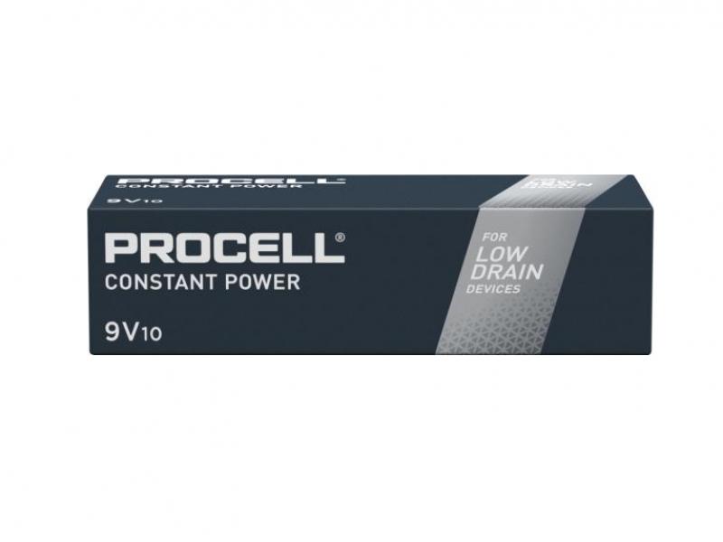 Battery Duracell PROCELL Constant E-Block, 6LR61, 9V (10-Pack) - Duracell
